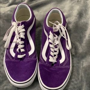 Purple vans really great condition hardly any wear
